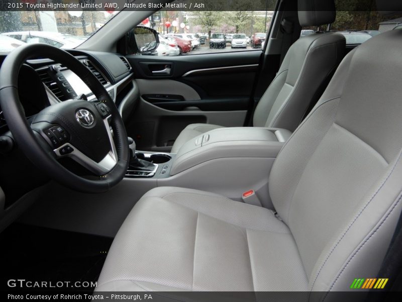 Attitude Black Metallic / Ash 2015 Toyota Highlander Limited AWD