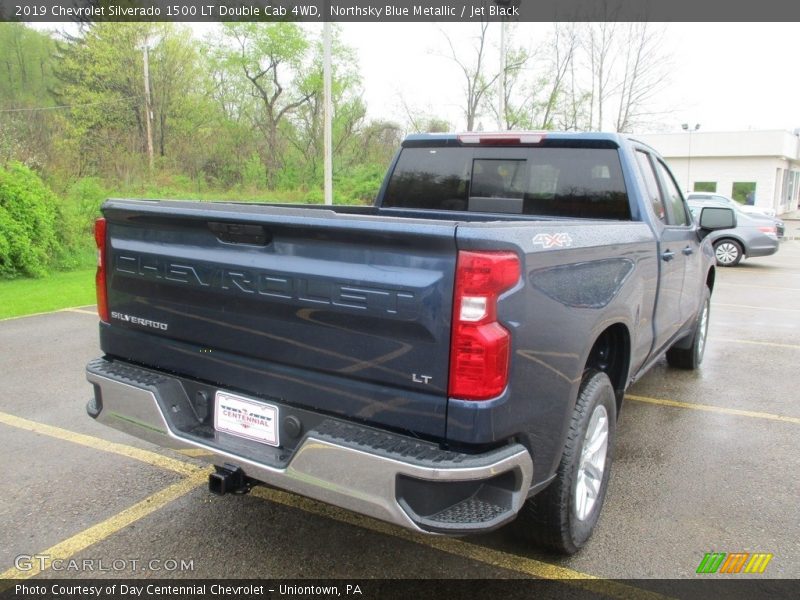 Northsky Blue Metallic / Jet Black 2019 Chevrolet Silverado 1500 LT Double Cab 4WD