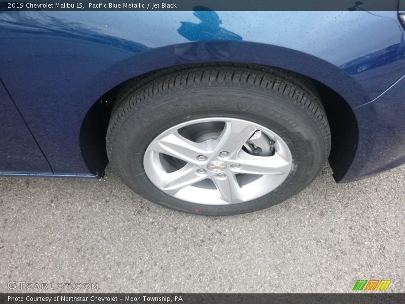 Pacific Blue Metallic / Jet Black 2019 Chevrolet Malibu LS