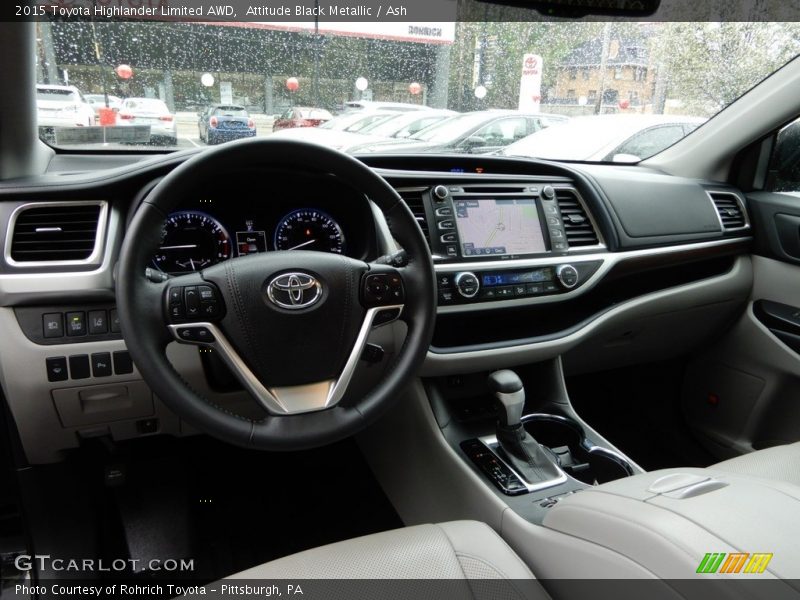Attitude Black Metallic / Ash 2015 Toyota Highlander Limited AWD