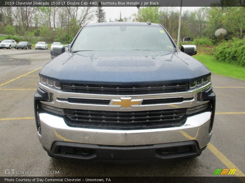 Northsky Blue Metallic / Jet Black 2019 Chevrolet Silverado 1500 LT Double Cab 4WD