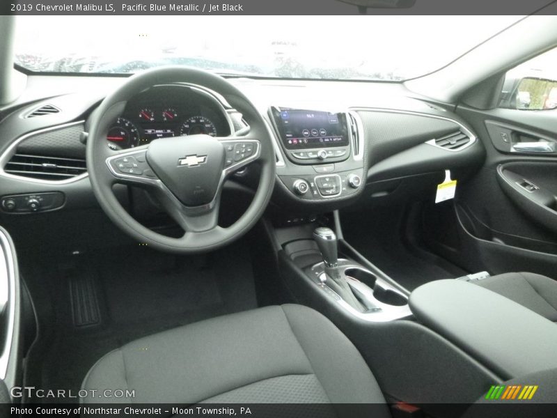 Pacific Blue Metallic / Jet Black 2019 Chevrolet Malibu LS