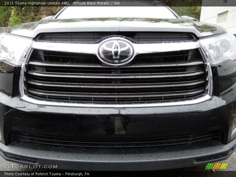 Attitude Black Metallic / Ash 2015 Toyota Highlander Limited AWD
