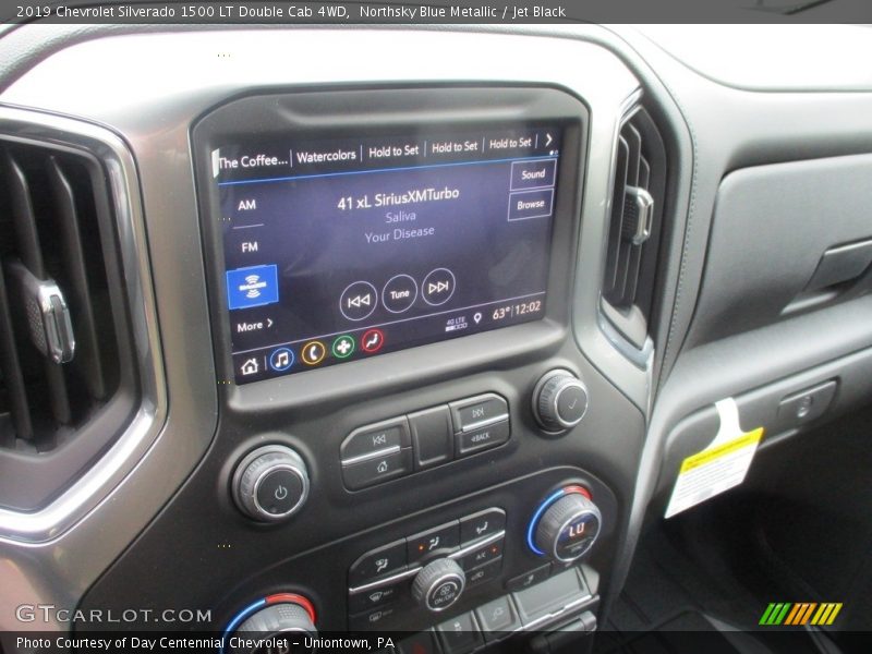 Northsky Blue Metallic / Jet Black 2019 Chevrolet Silverado 1500 LT Double Cab 4WD