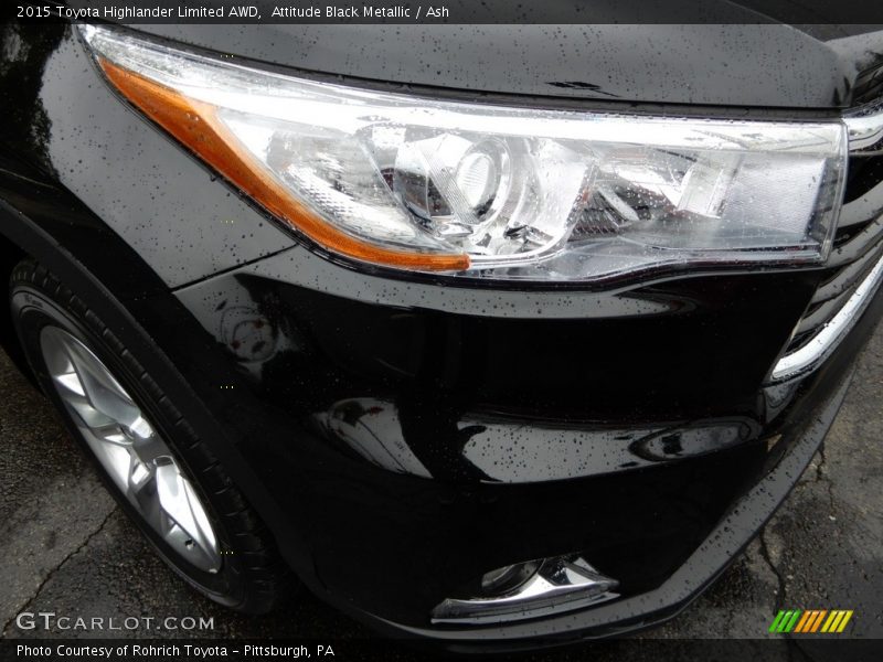 Attitude Black Metallic / Ash 2015 Toyota Highlander Limited AWD