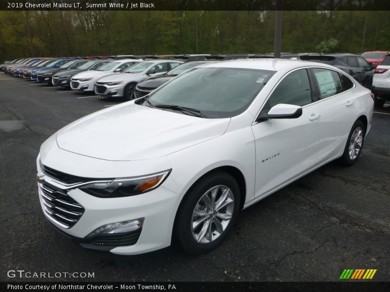 Summit White / Jet Black 2019 Chevrolet Malibu LT