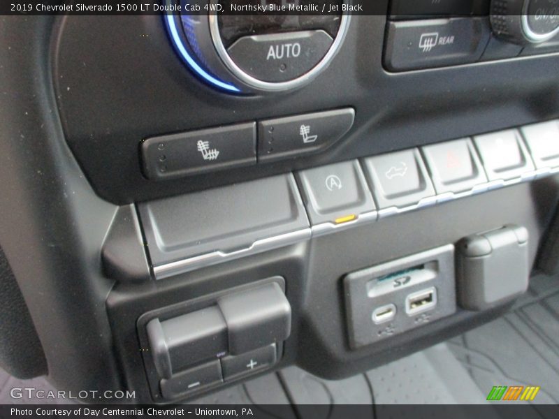 Northsky Blue Metallic / Jet Black 2019 Chevrolet Silverado 1500 LT Double Cab 4WD