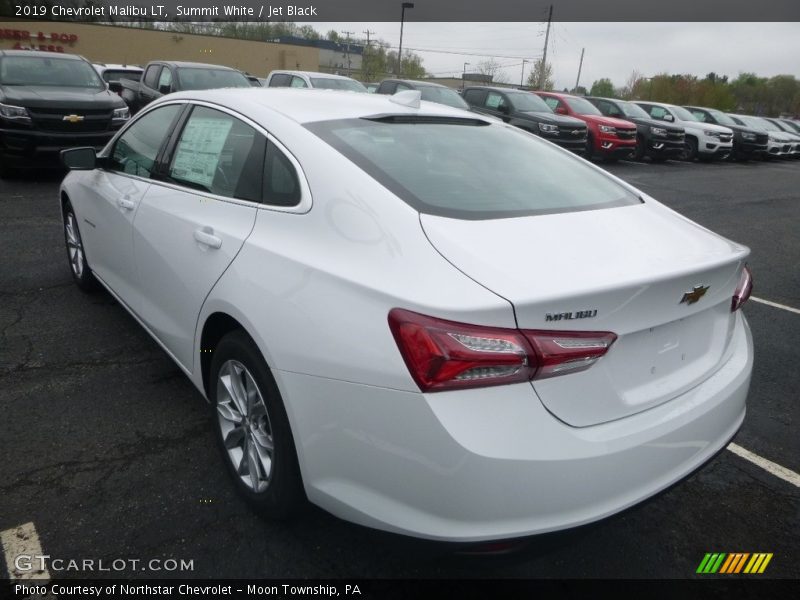 Summit White / Jet Black 2019 Chevrolet Malibu LT