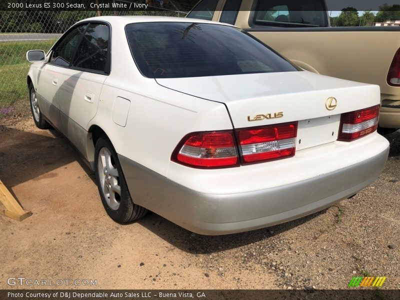 Crystal White / Ivory 2000 Lexus ES 300 Sedan