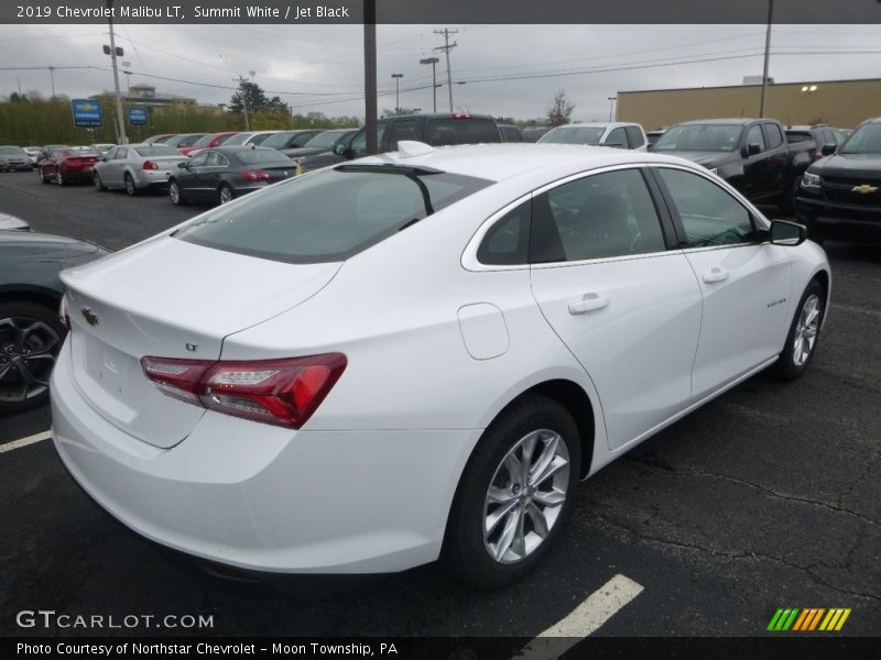 Summit White / Jet Black 2019 Chevrolet Malibu LT