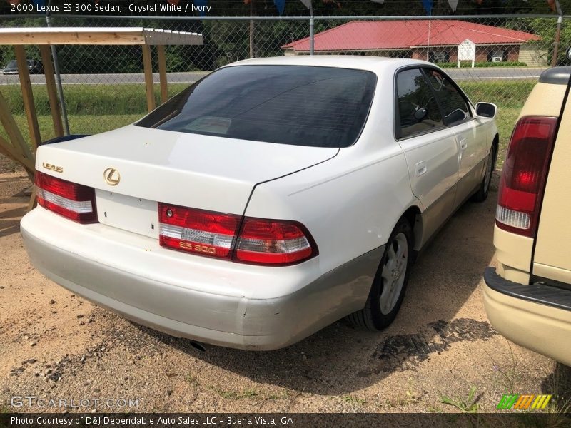 Crystal White / Ivory 2000 Lexus ES 300 Sedan