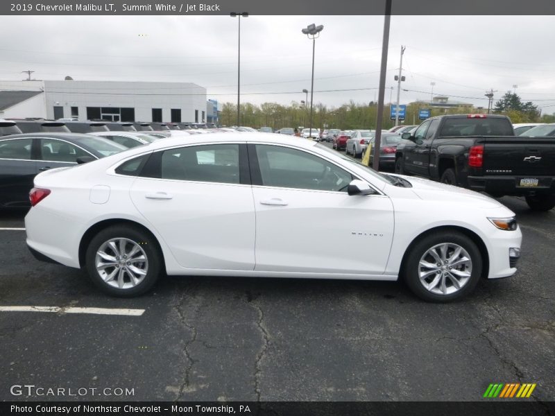 Summit White / Jet Black 2019 Chevrolet Malibu LT