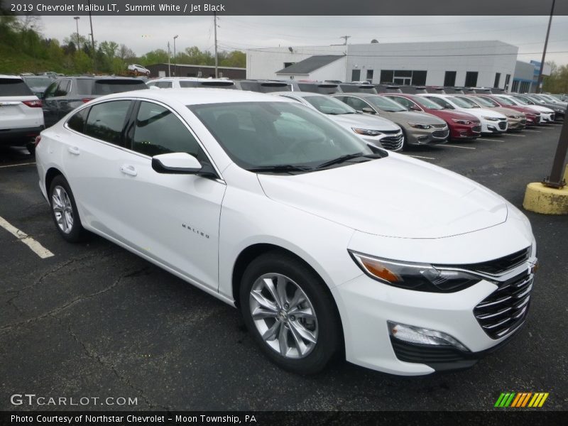Summit White / Jet Black 2019 Chevrolet Malibu LT