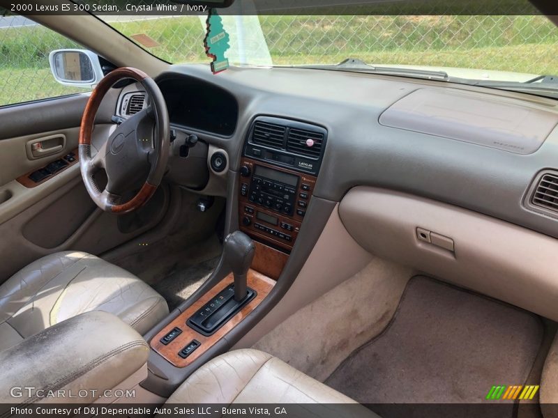 Crystal White / Ivory 2000 Lexus ES 300 Sedan