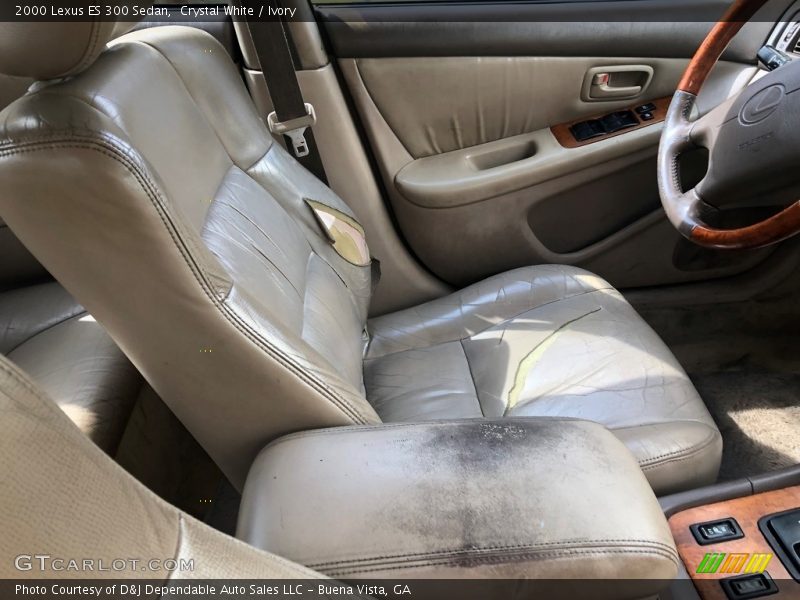 Crystal White / Ivory 2000 Lexus ES 300 Sedan