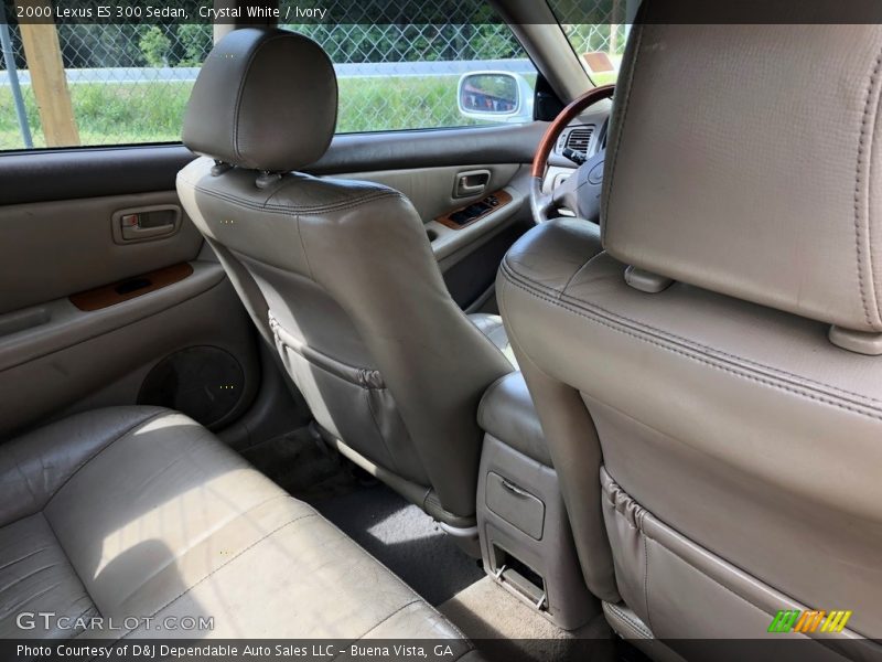 Crystal White / Ivory 2000 Lexus ES 300 Sedan