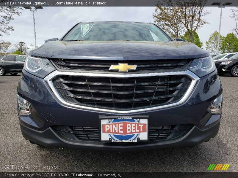 Storm Blue Metallic / Jet Black 2019 Chevrolet Equinox LT