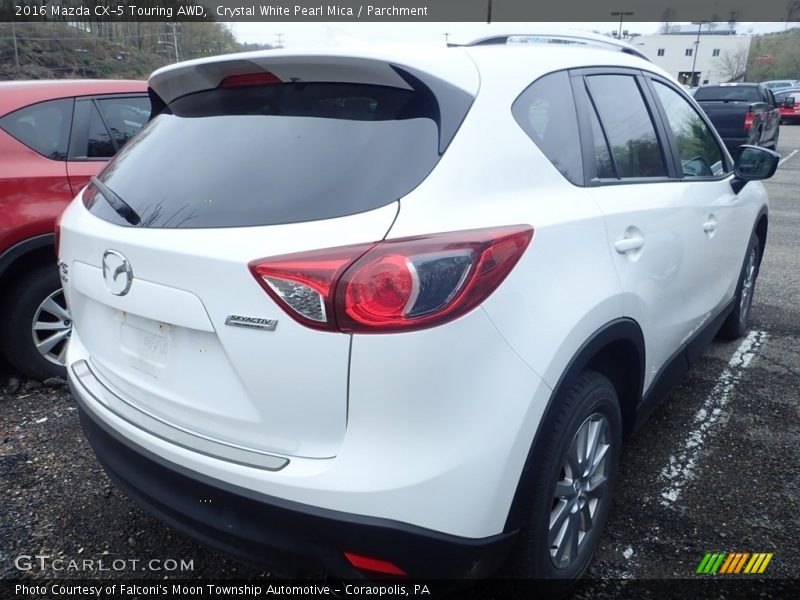 Crystal White Pearl Mica / Parchment 2016 Mazda CX-5 Touring AWD