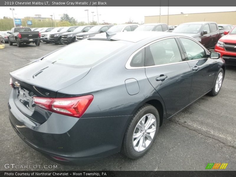 Shadow Gray Metallic / Jet Black 2019 Chevrolet Malibu LT