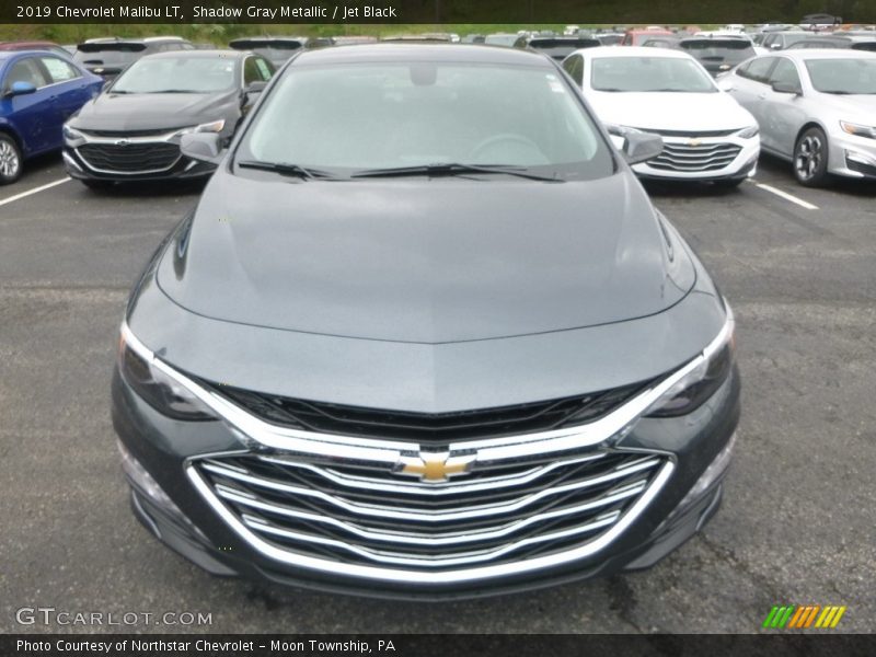 Shadow Gray Metallic / Jet Black 2019 Chevrolet Malibu LT