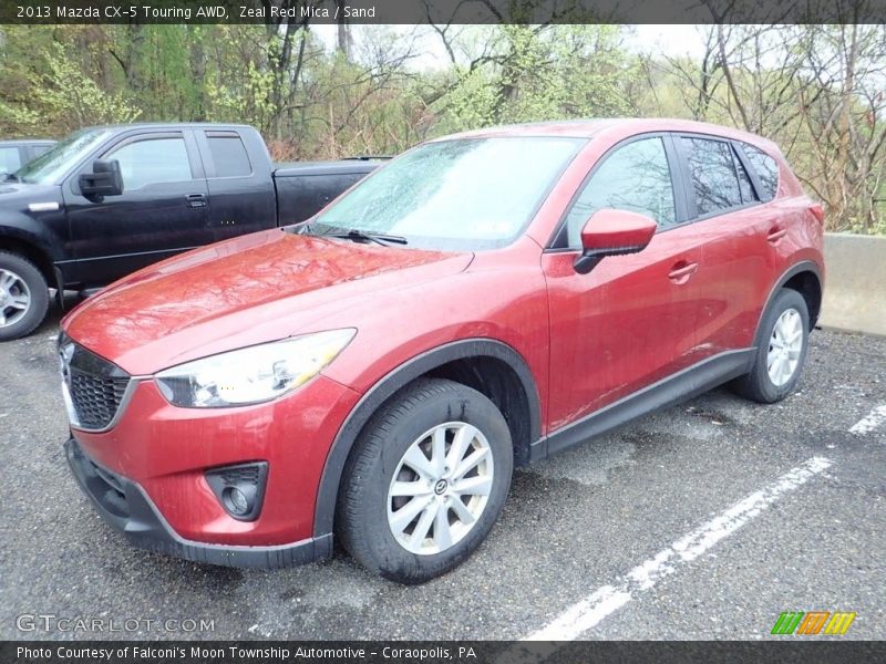 Zeal Red Mica / Sand 2013 Mazda CX-5 Touring AWD