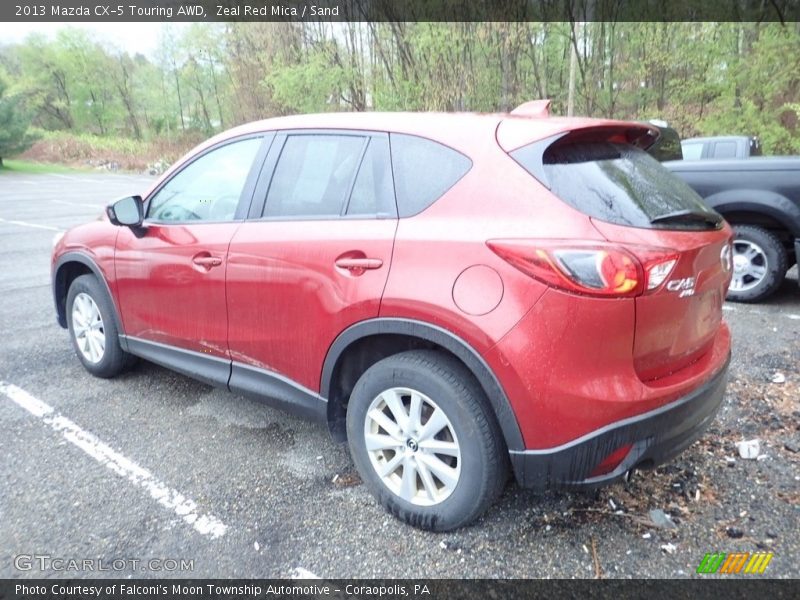 Zeal Red Mica / Sand 2013 Mazda CX-5 Touring AWD