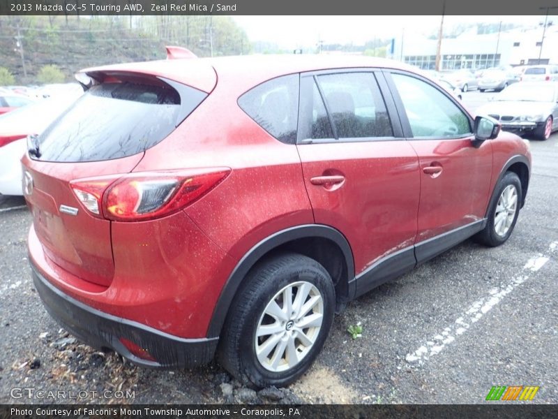 Zeal Red Mica / Sand 2013 Mazda CX-5 Touring AWD