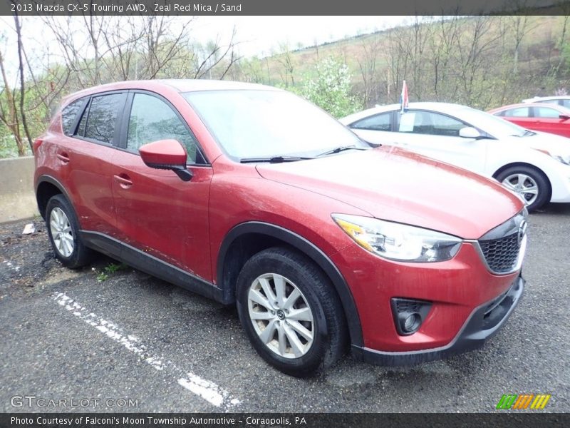 Zeal Red Mica / Sand 2013 Mazda CX-5 Touring AWD