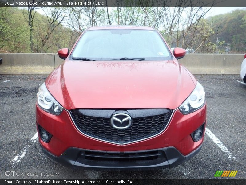 Zeal Red Mica / Sand 2013 Mazda CX-5 Touring AWD