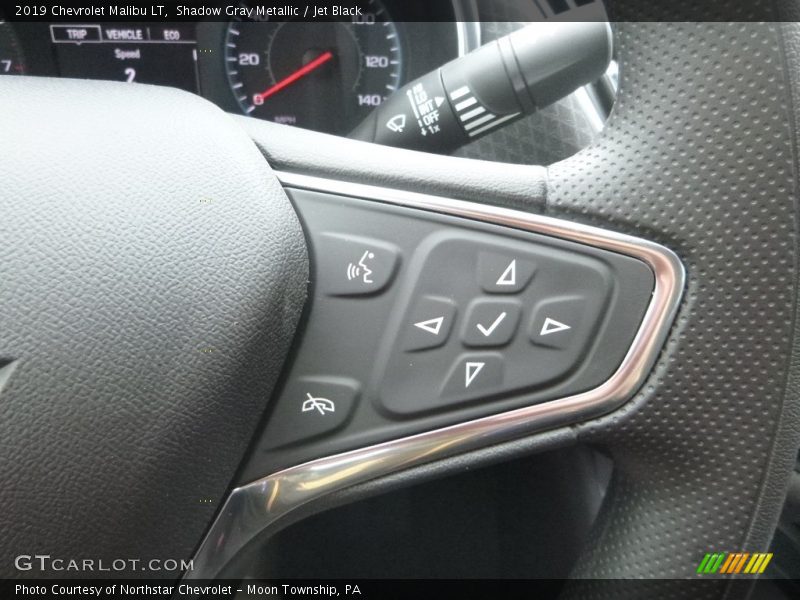 Shadow Gray Metallic / Jet Black 2019 Chevrolet Malibu LT