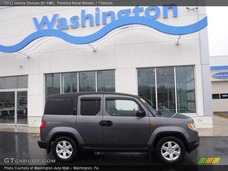 Polished Metal Metallic / Titanium 2011 Honda Element EX 4WD