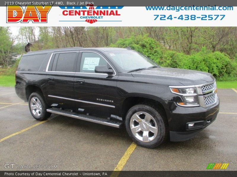 Black / Jet Black 2019 Chevrolet Suburban LT 4WD