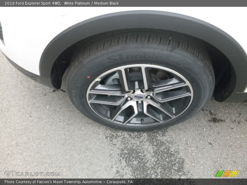 White Platinum / Medium Black 2019 Ford Explorer Sport 4WD