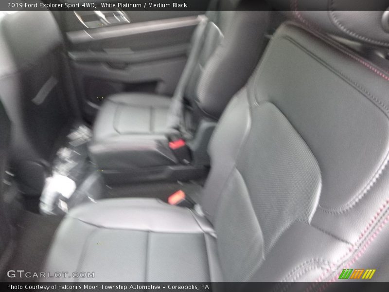 White Platinum / Medium Black 2019 Ford Explorer Sport 4WD
