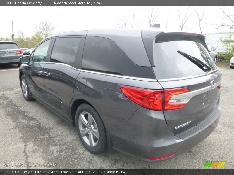 Modern Steel Metallic / Gray 2019 Honda Odyssey EX-L