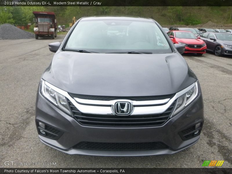 Modern Steel Metallic / Gray 2019 Honda Odyssey EX-L