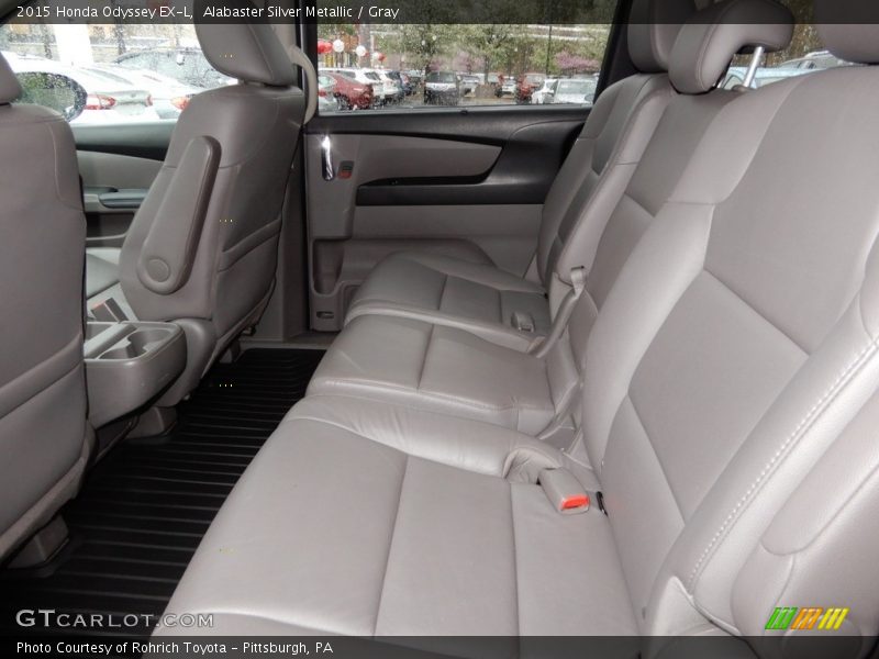 Alabaster Silver Metallic / Gray 2015 Honda Odyssey EX-L