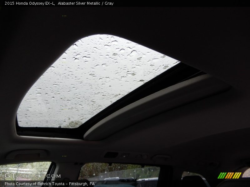 Alabaster Silver Metallic / Gray 2015 Honda Odyssey EX-L