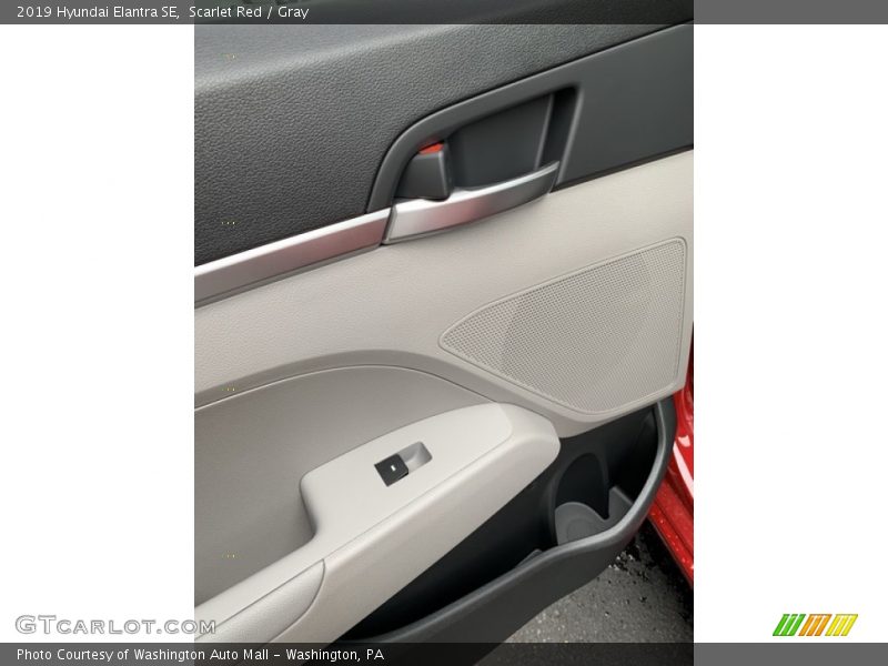 Scarlet Red / Gray 2019 Hyundai Elantra SE