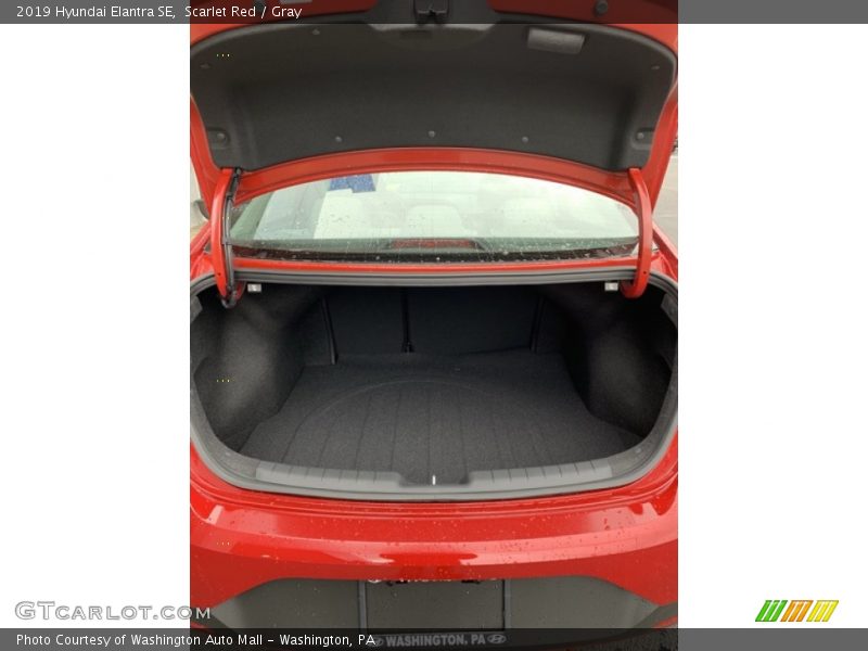 Scarlet Red / Gray 2019 Hyundai Elantra SE
