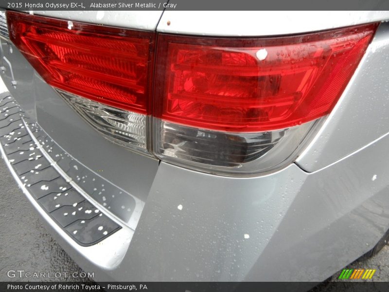 Alabaster Silver Metallic / Gray 2015 Honda Odyssey EX-L