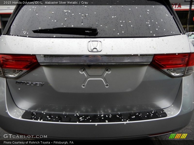 Alabaster Silver Metallic / Gray 2015 Honda Odyssey EX-L