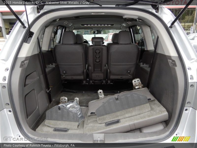 Alabaster Silver Metallic / Gray 2015 Honda Odyssey EX-L