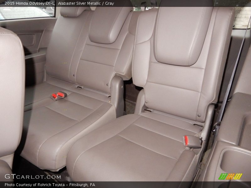 Alabaster Silver Metallic / Gray 2015 Honda Odyssey EX-L