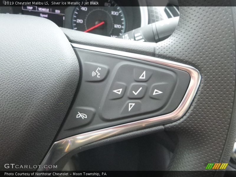 Silver Ice Metallic / Jet Black 2019 Chevrolet Malibu LS
