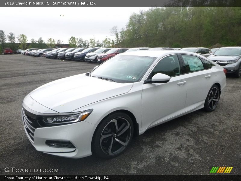 Summit White / Jet Black 2019 Chevrolet Malibu RS