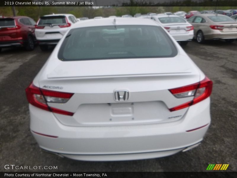 Summit White / Jet Black 2019 Chevrolet Malibu RS