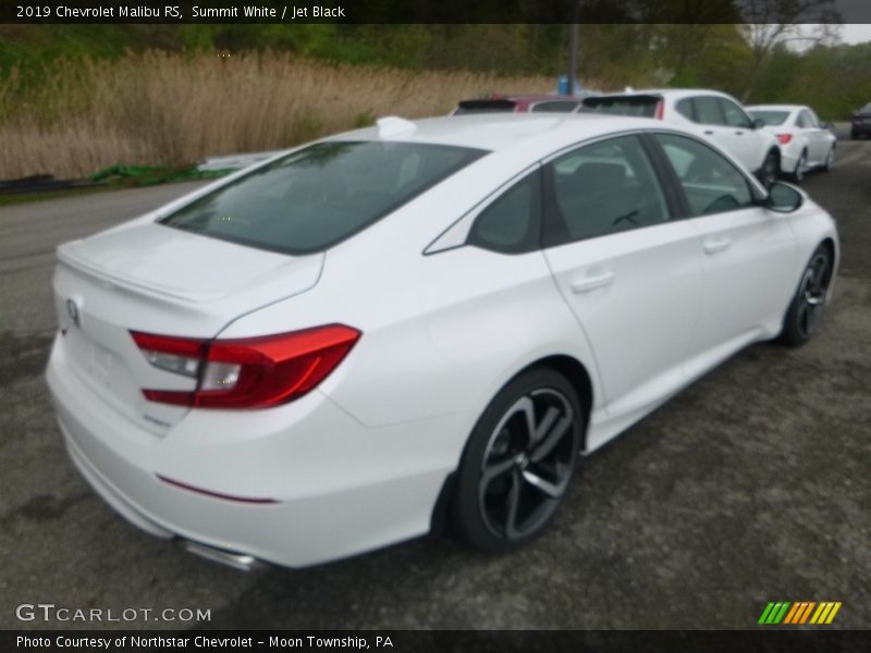 Summit White / Jet Black 2019 Chevrolet Malibu RS