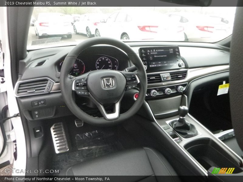 Summit White / Jet Black 2019 Chevrolet Malibu RS