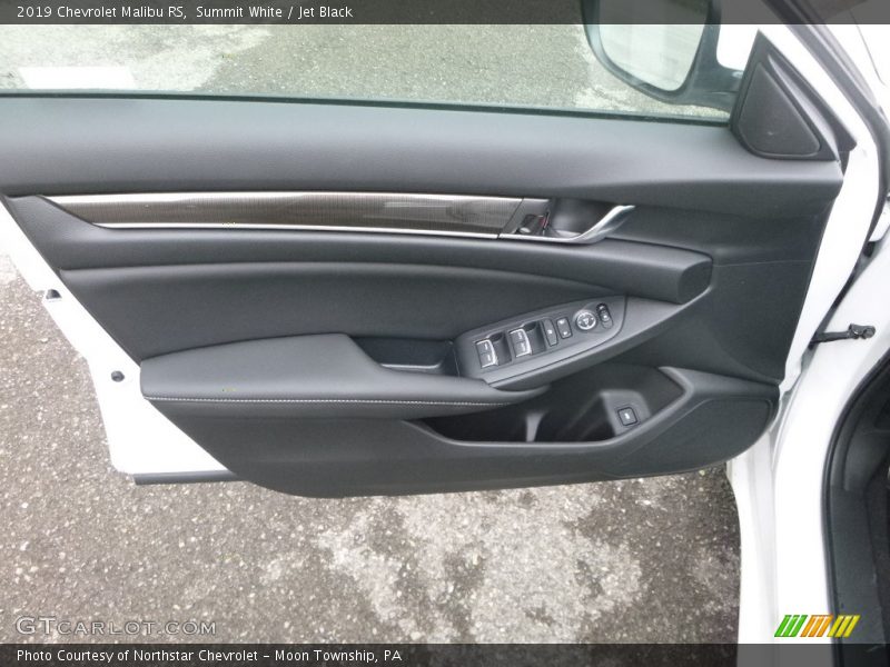 Summit White / Jet Black 2019 Chevrolet Malibu RS